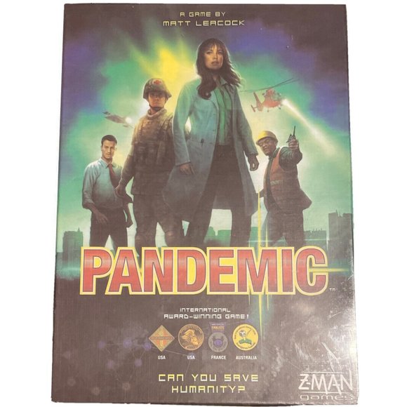 COPY - Pandemic Board Game - Teamwork and Problem-Solving - 2-4 Players, 45-60 … - Picture 1 of 2